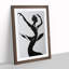 XC1022-2826X Monochrome Ballerina No.2 1 Piece Wrapped Canvas Wall Art-19164300-19164302