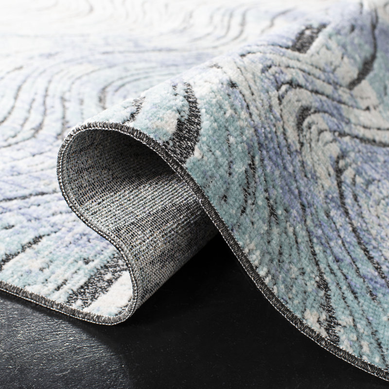 Tapis abstrait Higginson Provance Performance, Rectangle 8 pi x 10 pi