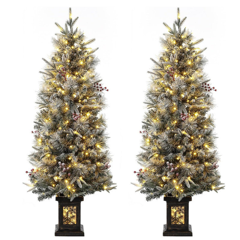 54' H Lighted Artificial Christmas Tree