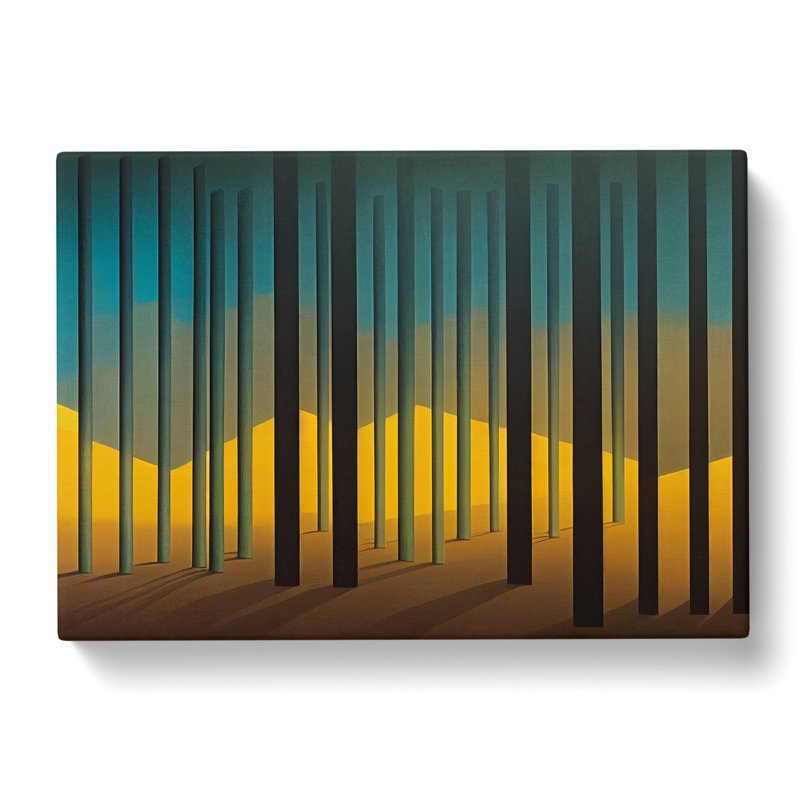 A Euphoric Abstract Forest - Wrapped Canvas, 40cm H x 60cm W x 3cm D