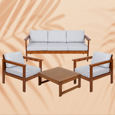 Japeth 5 - Person Seating Group with Cushions