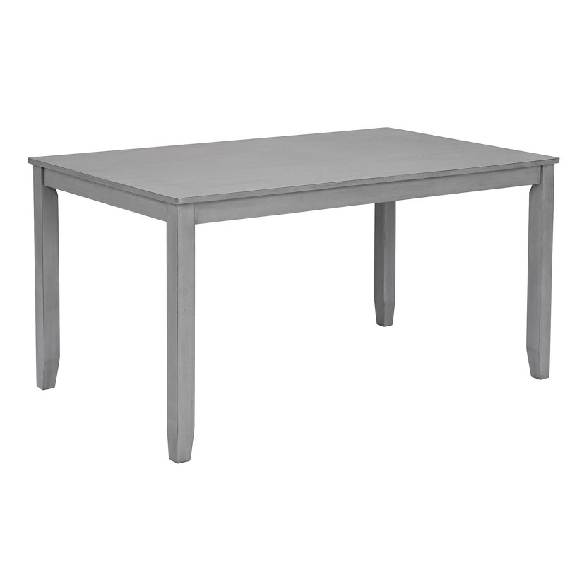 Table de salle à manger rectangulaire en bois, table de cuisine pour petits espaces, table pour 4 personnes, grise

TABLE SEULEMENT