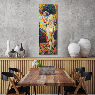 Two Nudes 1 Piece Wrapped Canvas Painting
