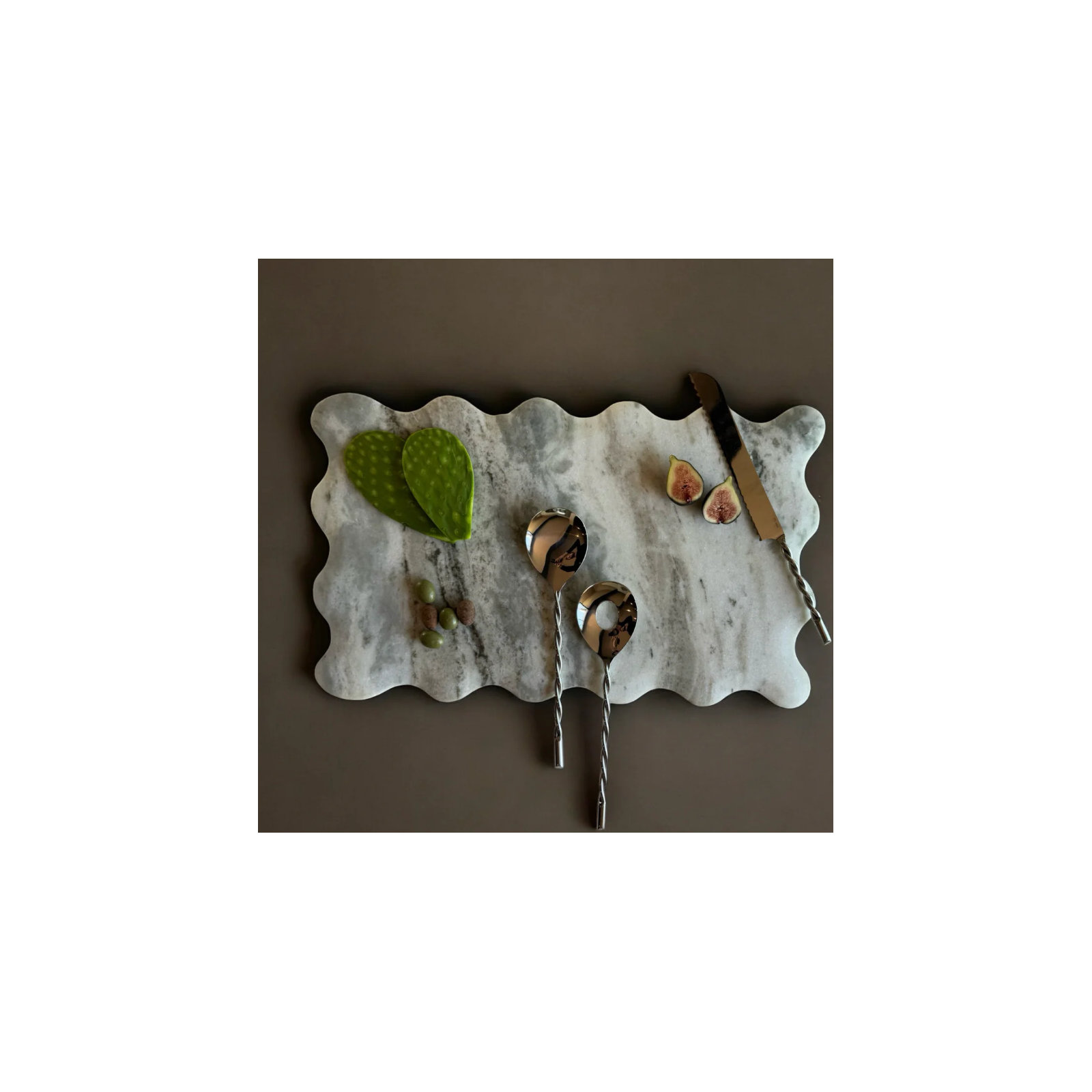 Kora Large Marble Serving Board