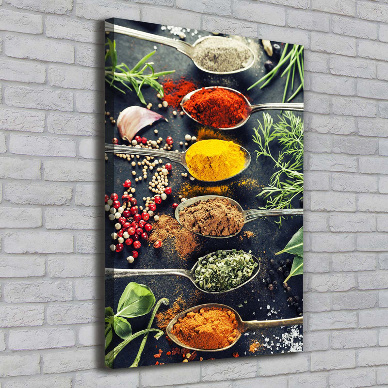 Spices - Wrapped Canvas Print