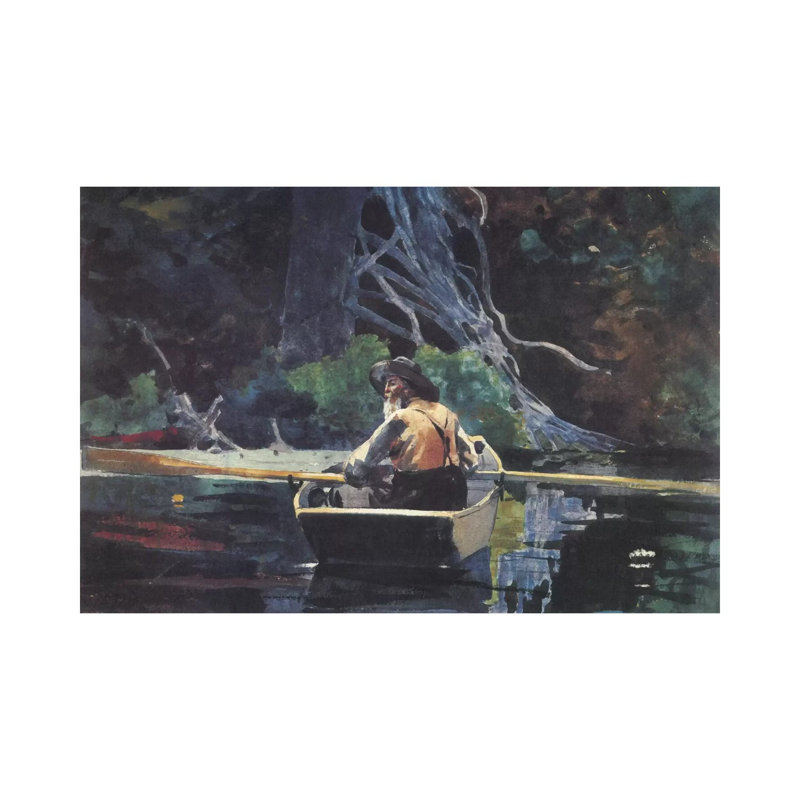 The Adirondack Guide, 1894 - Wrapped Canvas Painting, 152.5 cm H x 101.5 cm W
