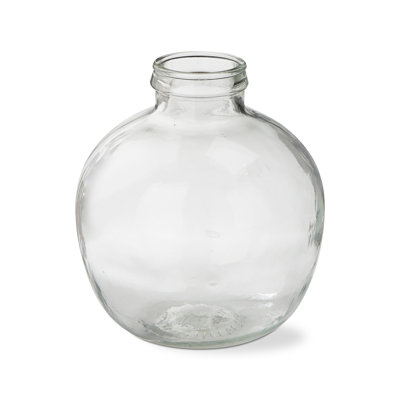 Recycled Glass Jar Vase Large