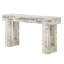 Meuble télé stable, console élégante, table d'appoint en bois avec charme rustique et grand espace de présentation, meuble télé
