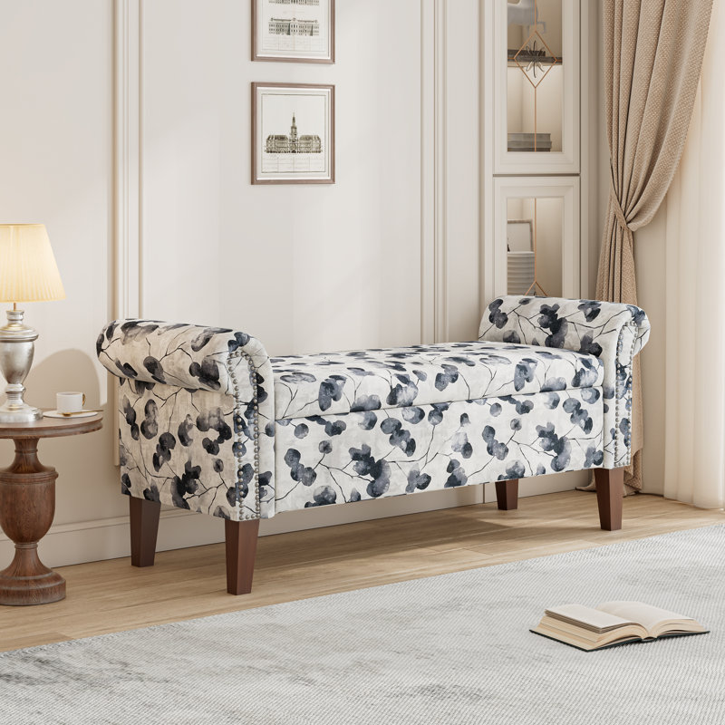 Banc de rangement avec accoudoirs roulés Wallen, Multi, Multi, Multi