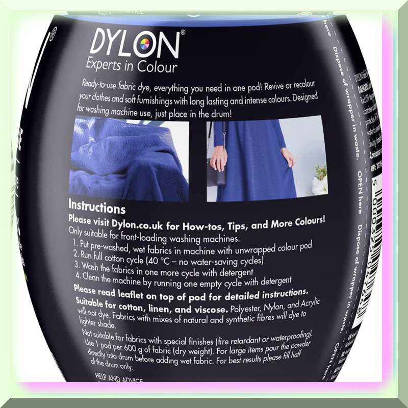 Ocean Blue Fabric Dye Pod 350g