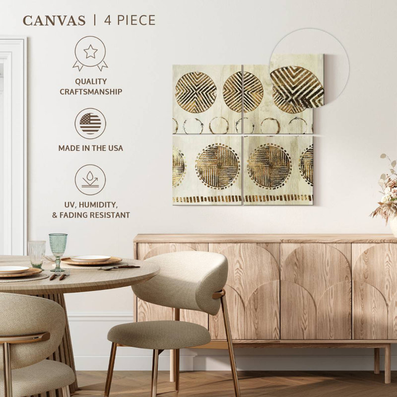 Boho African Pattern, 45" H x 45" W