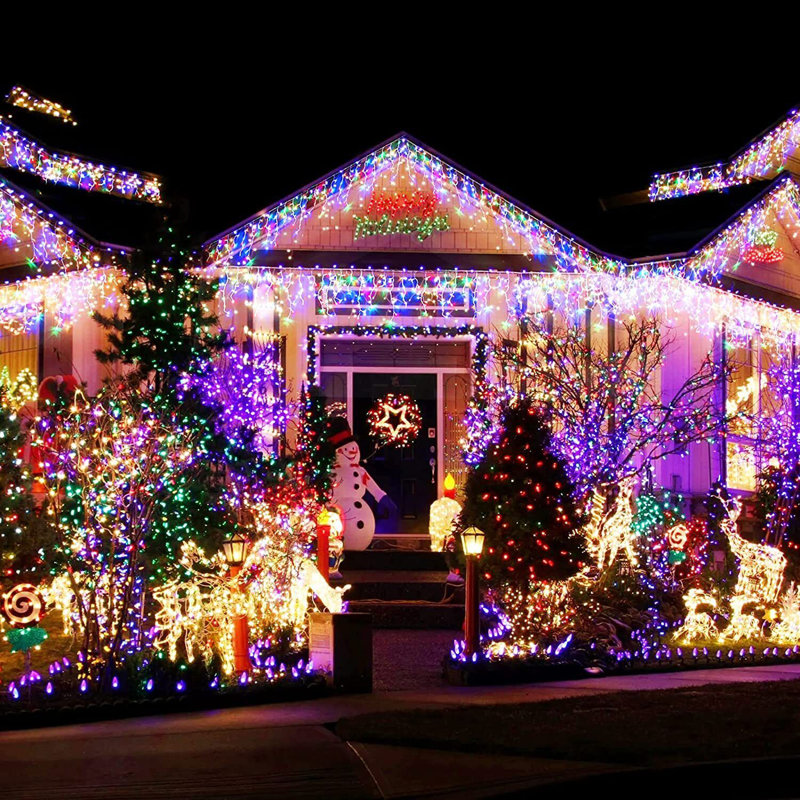 Icicle Lights, Colorful