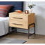 59.9cm W Manufactured Wood Bedside Table-25952627