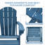 Chaise Adirondack pliante Hdpe -1822105139
