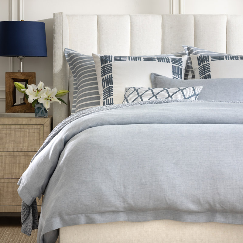 Andre Linen Square Pillow Cover & Insert