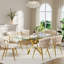 Ensemble de table à manger rectangulaire élégant pour 6 personnes-1004024613-1004024667-1004024666