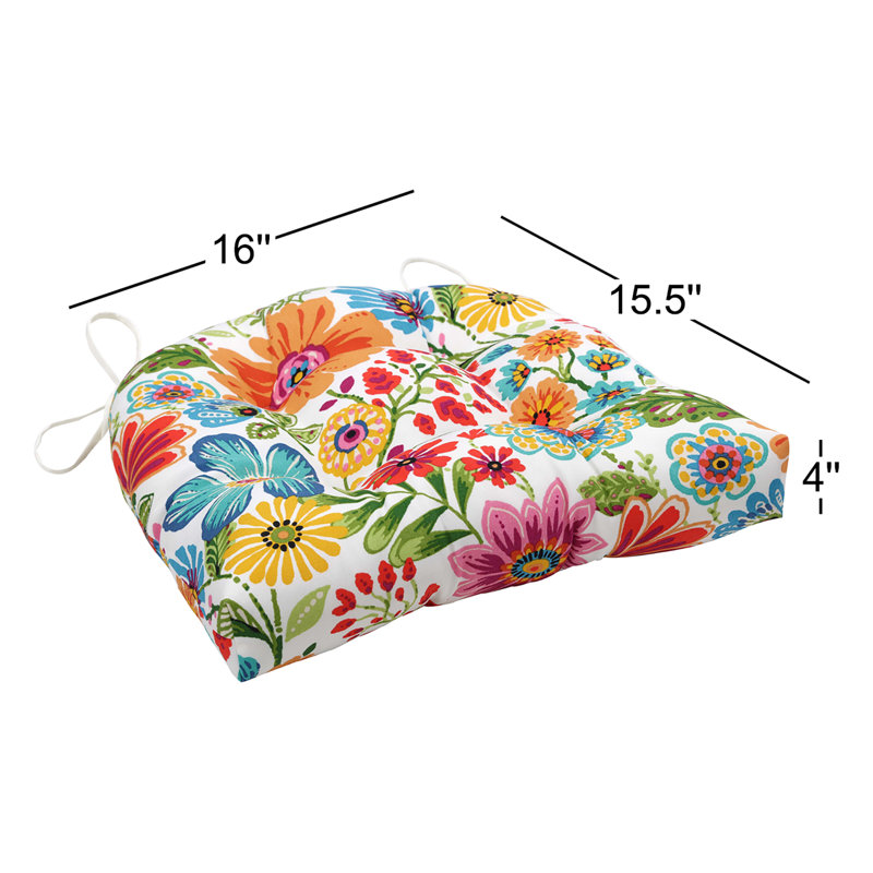 Outdoor 4'' Dining Chair Chair Pad