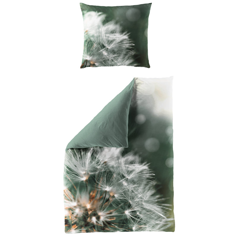 5084 Cotton Floral Duvet Cover Set with Pillow Shams Included