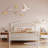 Night Stand, Kids Wooden Nightstand With Drawer, Children Bed Side Table With Open Storage, 2-Tier End Table For Bedroom And Small Spaces