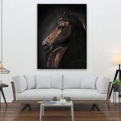 Spirit The Horse Print On Canvas