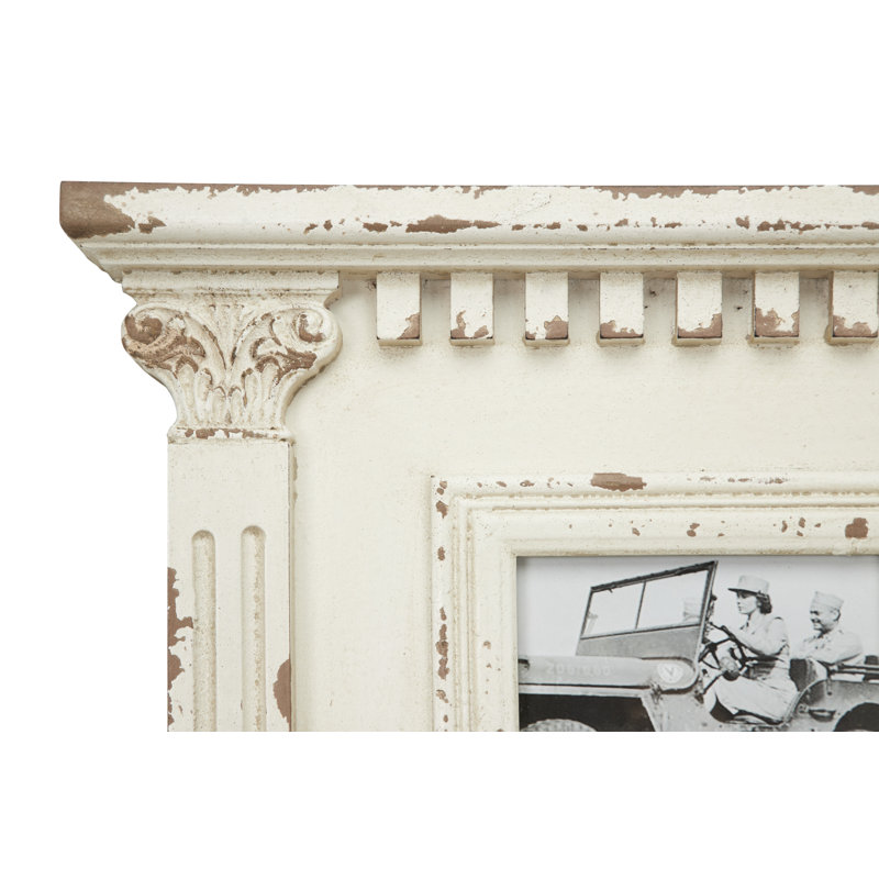 Pharr White Embossed Picture Frame