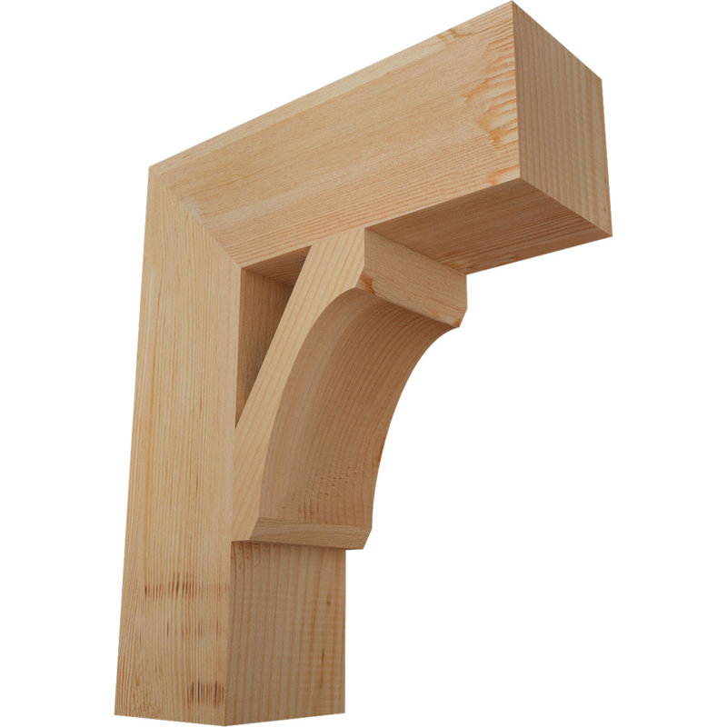 Support en bois rustique Legacy Block, Sapin de Douglas, Lisse, H 22 po x l 5,5 po x P 18 po