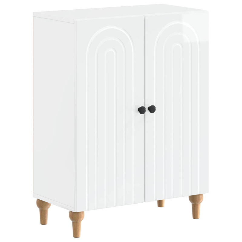 Bathroom Cabinet, High Gloss White