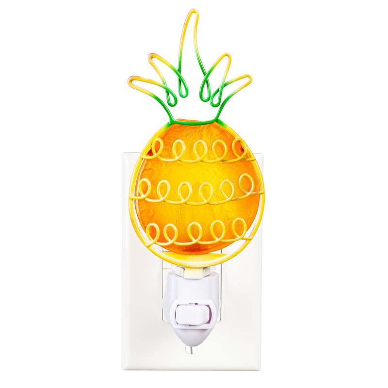 Glass Pineapple Night Light