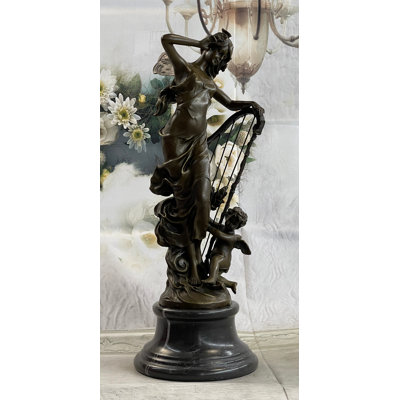 Statue de fée Zivon Art Deco