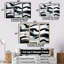 Ensemble de salon stylisé Wanderings - Waves Wall Art-108313556-108313560