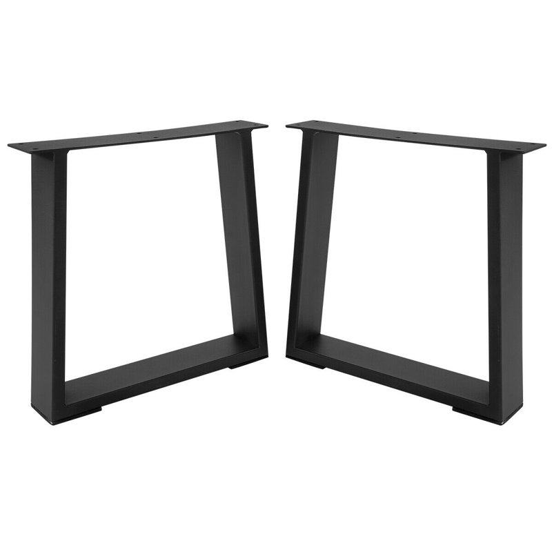 Pied de table en métal Erice, H 16 po x l 15,75 po x P 3,13 po