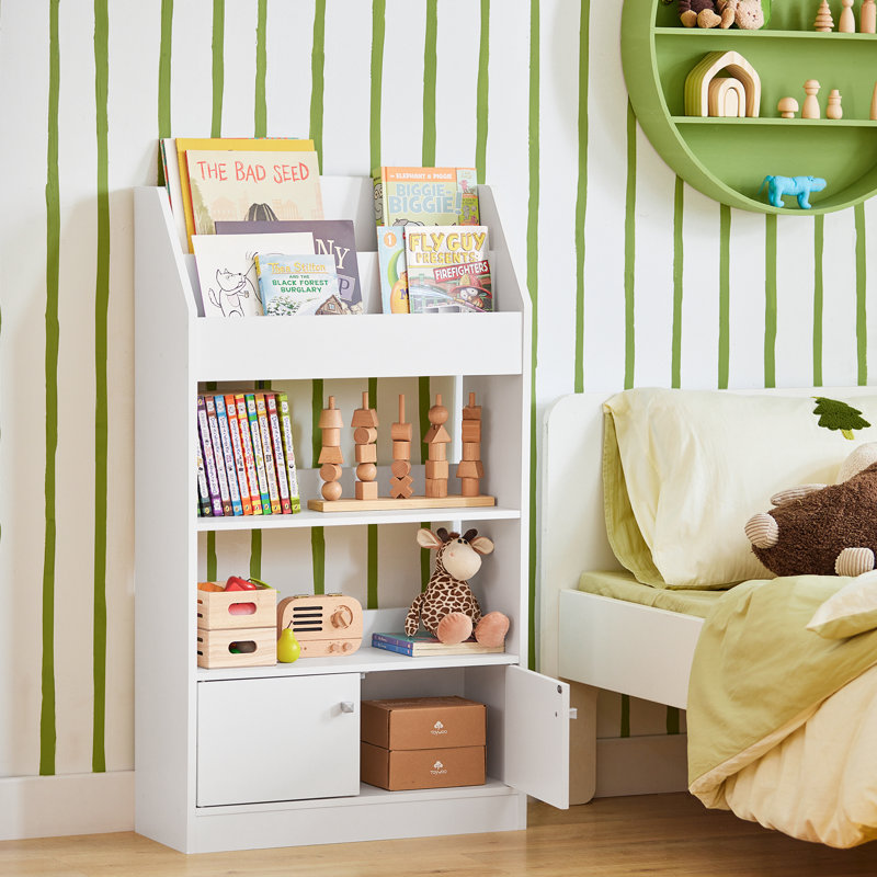Escobedo 106cm H X 60cm W Toy Storage Kids Bookcase