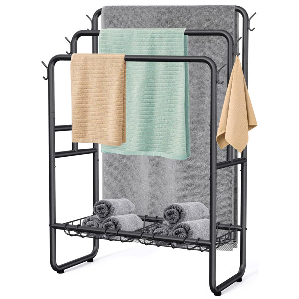 A Home Freestanding Towel Rack | Wayfair