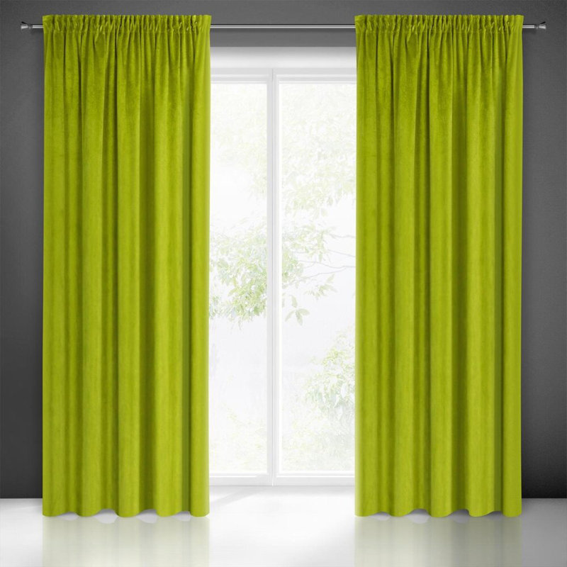 Thame 100% Polyester Blackout Eyelet Curtain Panel