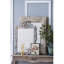 Miroir d'appoint mural 30 x 2 x 39 po avec cadre en bois vieilli