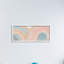 " Subtle Rainbow Arches Layered Blue Brown Red " by Emily Navas-62163267-62163268
