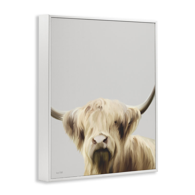 Giclée encadrée par Hair Highland, H 14 po x l 11 po, Estampe numérique encadrée blanc bord de mer