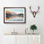 Mountain Reflection in Italy in Abstract - Picture Frame Graphic Art Print-55731022-55731015