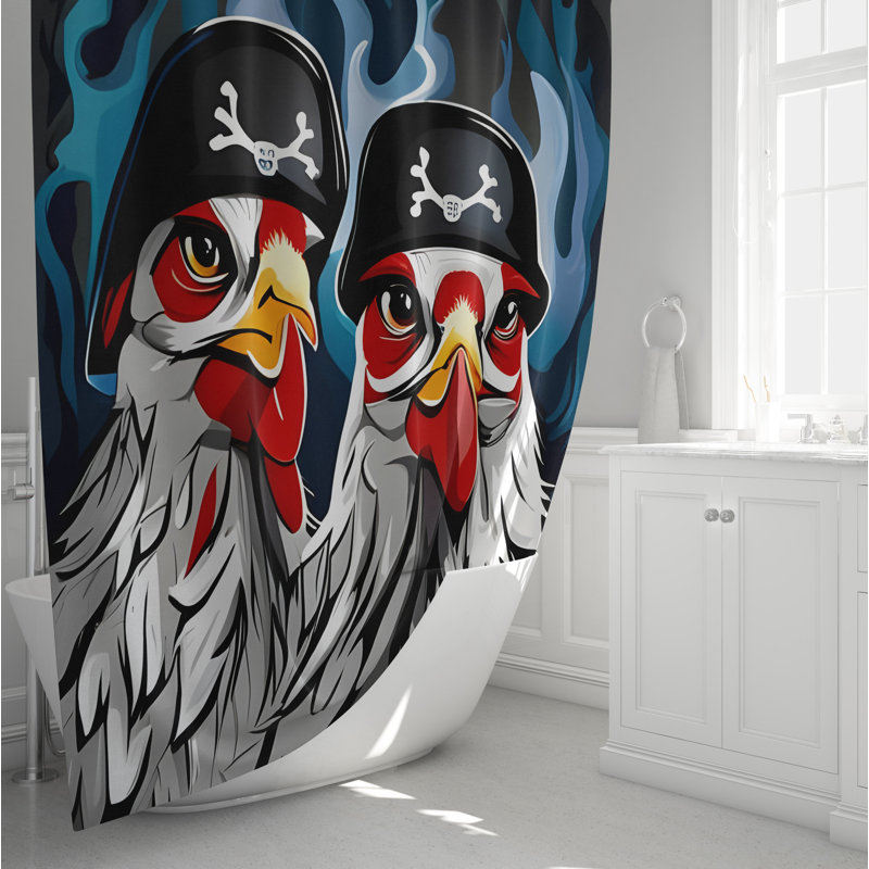 Aleysha Shower Curtain, 72" H x 70" W