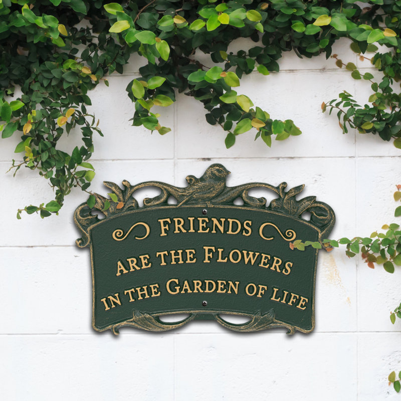 Songbird Friends Garden Plaque