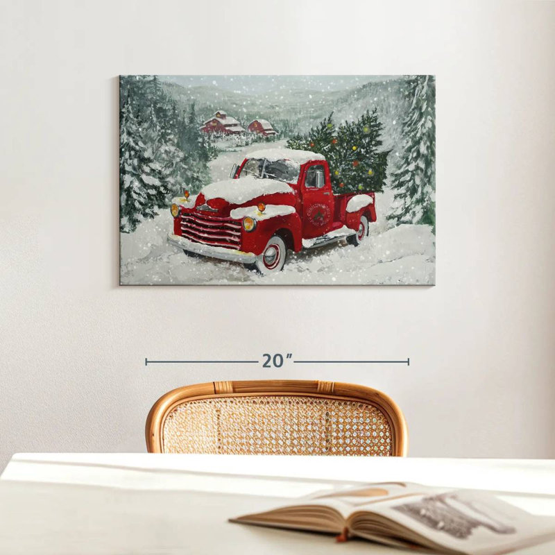 Décorations de Noël rétro, H 16 po x l 24 po