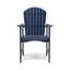 Ensemble de 2 chaises de salle à manger d'extérieur résistantes aux intempéries en bois d'acacia Adirondack-123985558