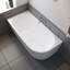Baignoire de trempage d'angle en acrylique 59 po x 30 po Wainfleet