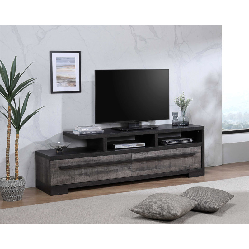 Meuble télé 1 pièce 1 pièce, Black