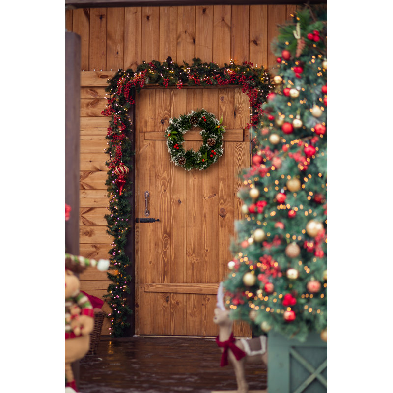 Faux Pinecone Pinecones 32cm Wreath