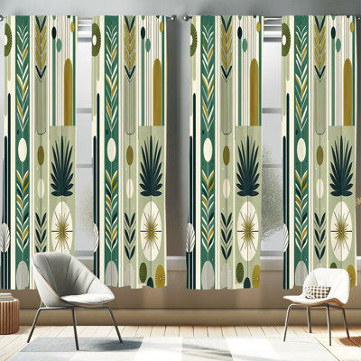 Deshaunda Semi Sheer Curtain