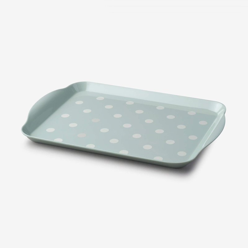 Zeal Melamine Tray, Sage Green