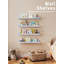 Tablettes flottantes, paquet de 4, bleu