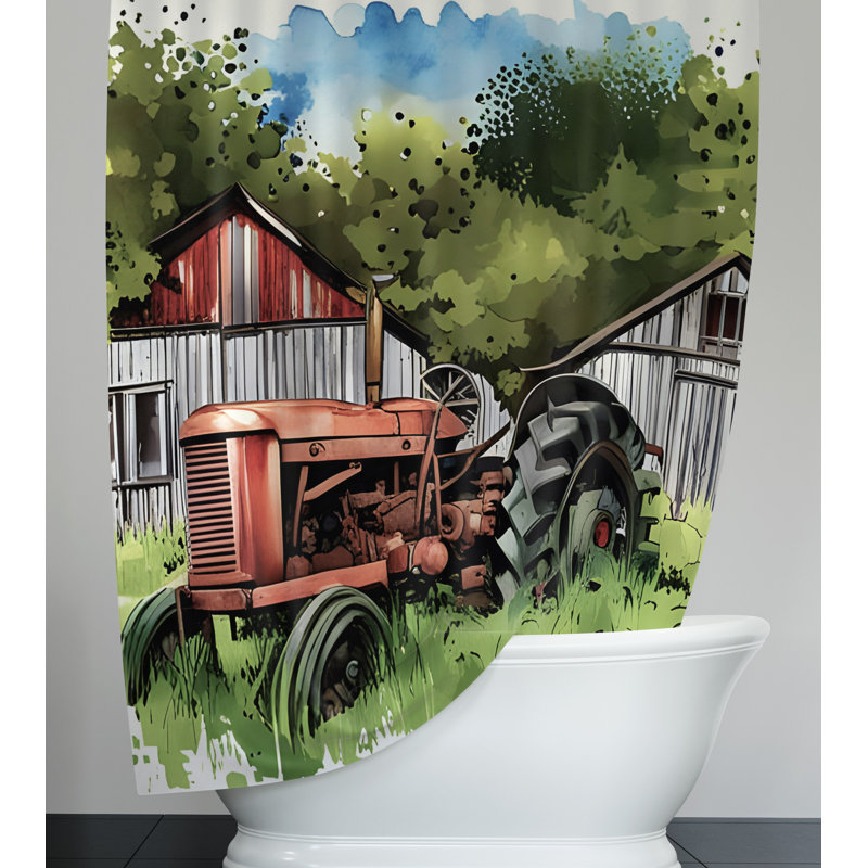 Rideau de douche Curhan, H 72 po x l 70 po