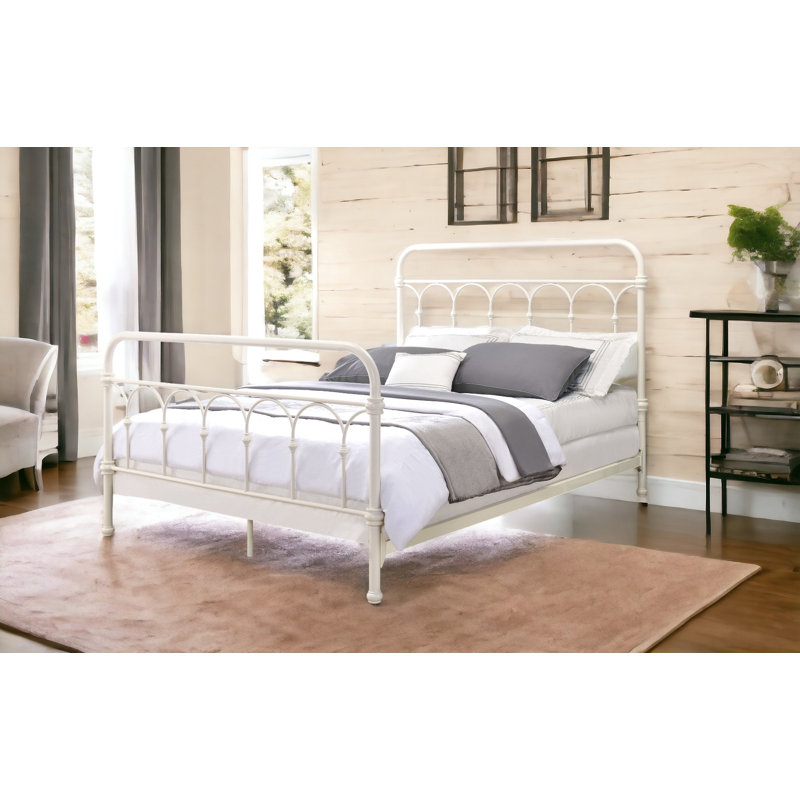 Citron White Finish  Bed